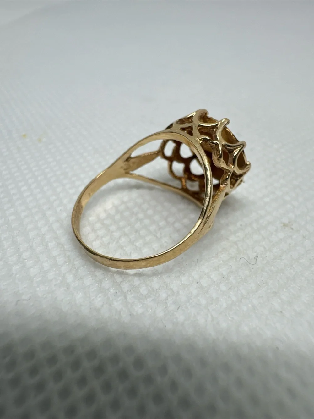 Vintage 14k Yellow Gold, Crab Cancer Horoscope Ring, Zodiac, Size 5.25